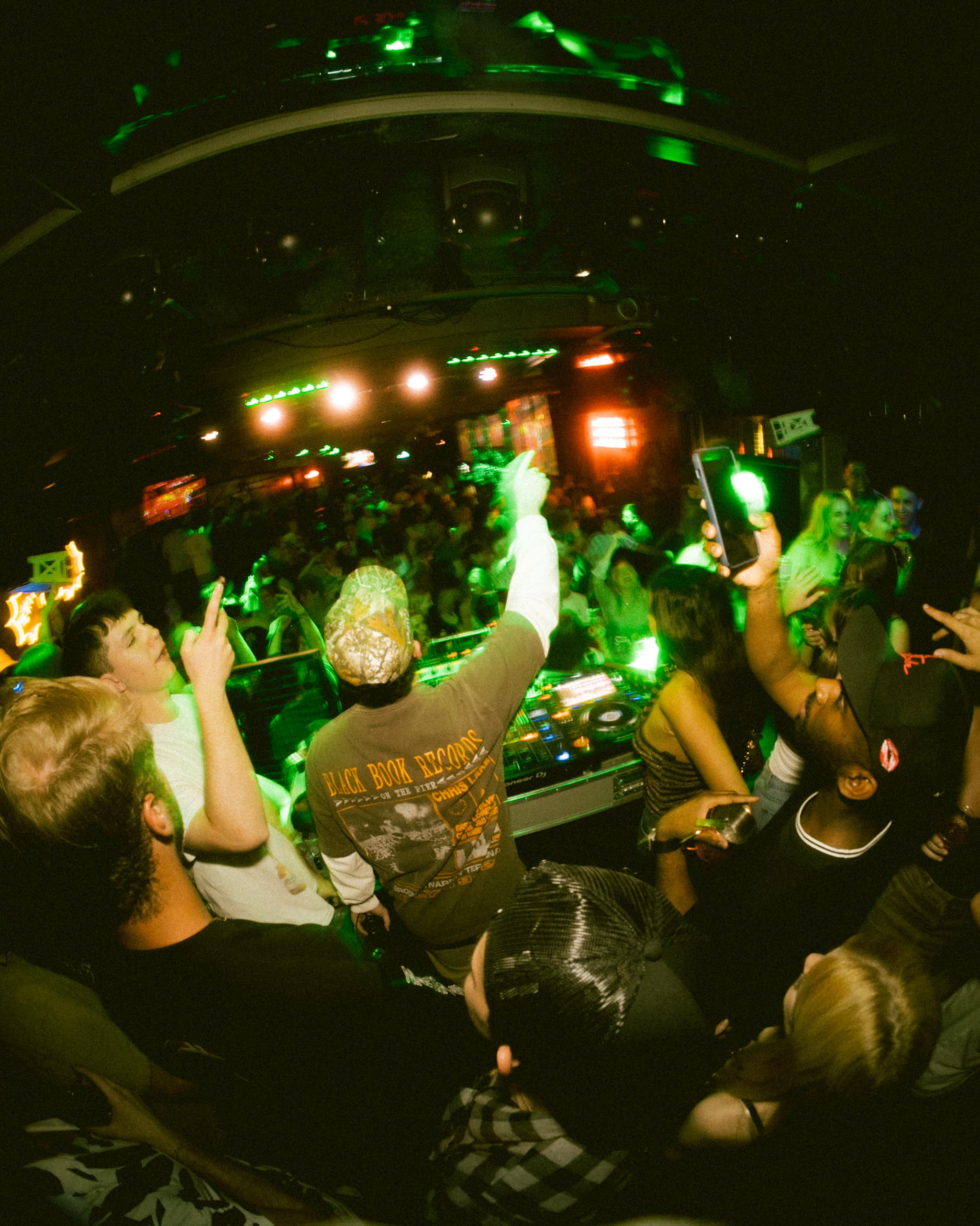 DJ performing at Buffalo dance music event